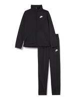 Nike U NSW Futura Poly Cuff TS, Tuta da Ginnastica Unisex-Bambini, Black/Black/Black/White, 8-10 Anni