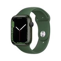 Apple Watch Series 7 (GPS, 45 mm) - Cassa in alluminio verde con cinturino Clover Sport (Ricondizionato)