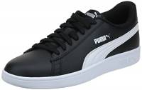PUMA Unisex Adults' Fashion Shoes SMASH V2 L Trainers & Sneakers, PUMA BLACK-PUMA WHITE, 41