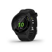 Garmin Forerunner 55 (Black), Smartwatch running con GPS, Cardio, Piani di allenamento inclusi, VO2max, Allenamenti personalizzati, Garmin Connect IQ