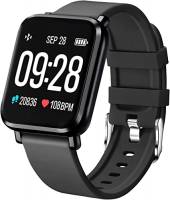 Tipmant Smartwatch, Orologio Smartwatch Uomo Impermeabil IP68 Smartwatch Pressione Sanguigna con Contapassi SpO2 Sonno Cardiofrequenzimetro da Polso, Orologio Fitness Uomo Smart Watch per Android iOS