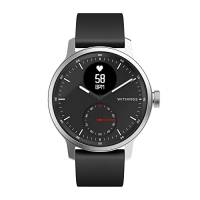 Withings Scanwatch 42 mm Nero, Hybrid Smart Watch with ECG, Heart Rate Sensor And Oximeter, SpO2, Sleep Tracking Unisex-Adult