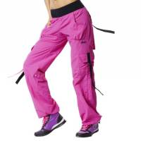 Zumba Fitness - Pantaloni da Donna Ultimate Orbit, Rosa (Rosa), l