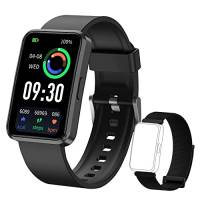 Blackview Smartwatch, R5 per Uomo Donna Orologio Fitness Tracker con Contapassi Cardiofrequenzimetro Contacalorie Saturimetro (SpO2) Meteo Notifiche Messaggi Activity Tracker per Android iOS