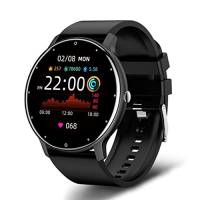 LG&S Smartwatch Full Touch Screen per Android iOS, Smartwatch Bluetooth per Fitness Sportivo, Orologi Impermeabili IP67 con Frequenza Cardiaca, Pressione Sanguigna E Previsioni del Tempo, Nero