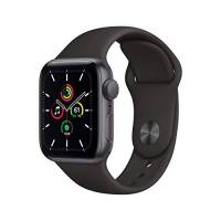 Apple Watch SE (GPS, 40MM) Cassa In Alluminio Color Grigio Siderale Con Nero Cinturino Sport (Ricondizionato)