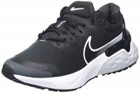 Nike Renew Run 3, Women's Road Running Shoes Donna, Black/White-Pure Platinum-Dk Smoke Grey, 38 EU