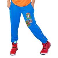 Zumba Pantaloni Tuta Donna da Allenamento Traspiranti Sportivi da Danza Activewear Pantaloni Larghi, Jersey Blue 0, XS