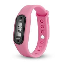 Xmiral Tracker Avanzato per Fitness e Benessere Uomo Adulto Run Step Watch Bracciale Pedometro Contacalorie LCD digitale a distanza rosa taglia unica