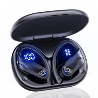 Cuffie Bluetooth Sport - Auricolari Bluetooth 5.3 HiFi, Cuffie Wireless In Ear con Riduzione del Rumore, Cuffiette Sportive Impermeabili IPX7, Display LED, Design Ergonomico, Nero