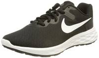 Nike Revolution 6, Sneaker Uomo, Black White Dark Smoke Grey Cool Grey, 44 EU