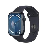 Apple Watch Series 9 GPS 45mm Smartwatch con cassa in alluminio color mezzanotte e Cinturino Sport mezzanotte - M/L. Fitness tracker, app Livelli O₂, display Retina always-on, resistente all’acqua