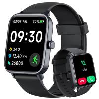 Gydom Smartwatch Uomo Donna, Effettua/Risposta Chiamate, Alexa Integrato 1.8" Orologio Smartwatch Fitness con Contapassi, Monitoraggio Sonno/Frequenza Cardiaca/SpO2, Impermeabile IP68 per Android iOS