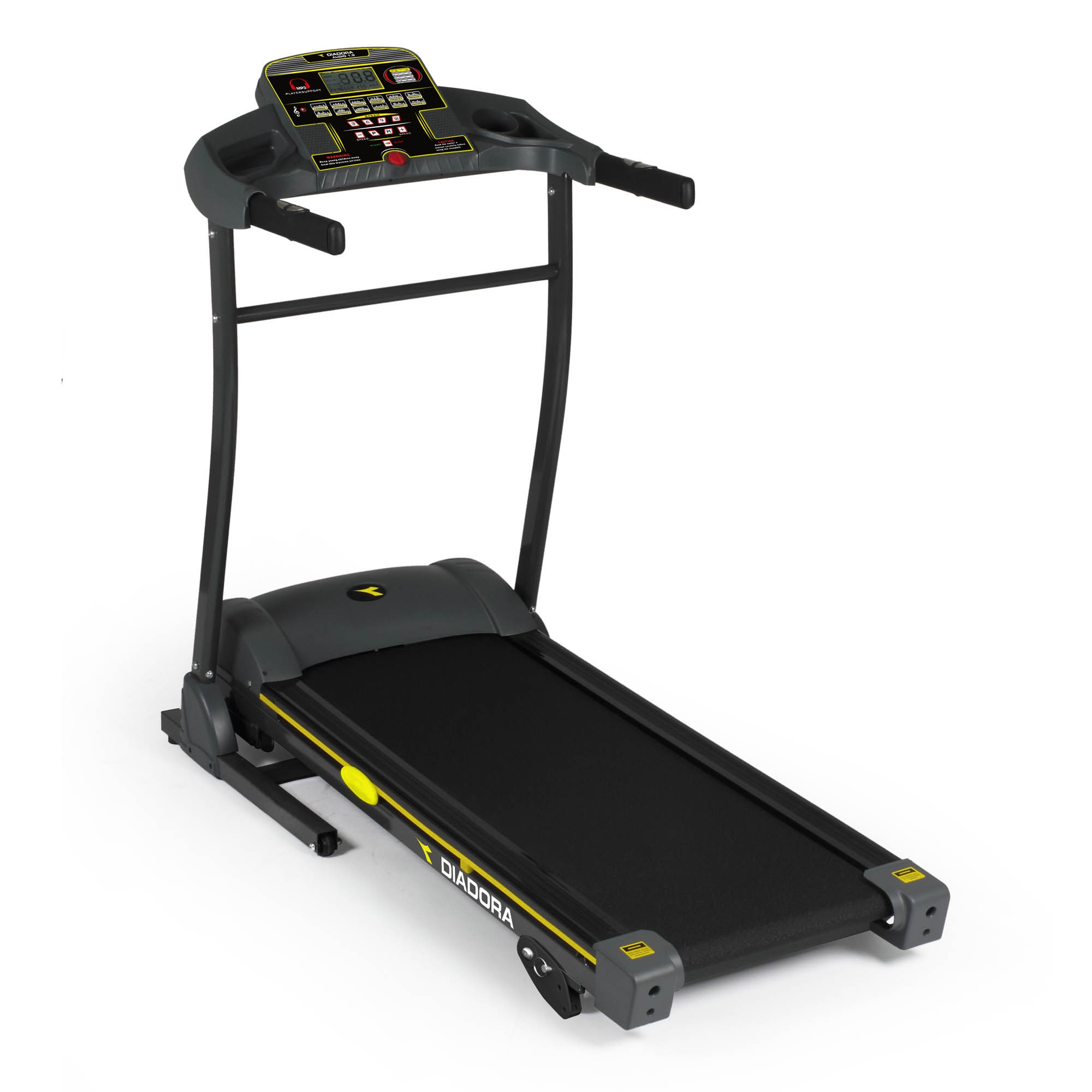Diadora Audio 1.8 Tapis Roulant, Nero