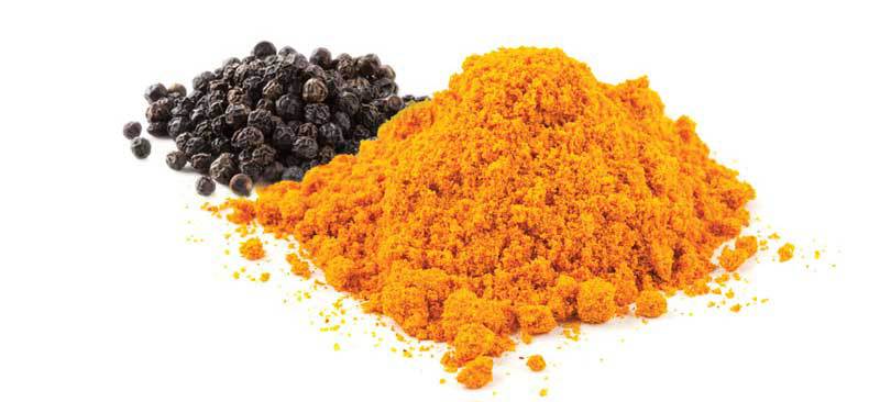 Curcuma e pepe nero