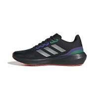 adidas Runfalcon 3.0 TR, Shoes-Low (Non Football) Uomo, Core Black/Silver Met./Purple Rush, 43 1/3 EU