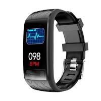 INF Braccialetto fitness, monitor di attività, smartwatch impermeabile (IP67), orologio sportivo, misura pressione sanguigna, ossigeno nel sangue, ECG, frequenza cardiaca, distanza, ecc.