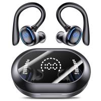 CoolJumper Cuffie Bluetooth Sport - Auricolari Bluetooth 5.3 Avanzati per Running, Cuffie Wireless In Ear con Autonomia di 60 Ore e Tecnologia di Riduzione del Rumore ENC
