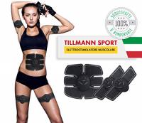 ELETTROSTIMOLATORE MUSCOLARE PROFESSIONALE - ELETTROSTIMOLATORE MUSCOLARE per un Corpo Tonico e Definito - Addominali - Braccia - Gambe - Glutei scolpiti - Uomo e Donne - 10 Intensità e 6 Programmi- Adesivi Gel in Omaggio